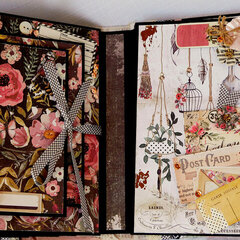 Pgs 7 & 8 - Prima Rossibelle Scrapbook Mini Photo Album Reneabouquets Design Team Project