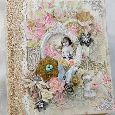 Craft & You Wedding Garden Mini Album Reneabouquets DT project