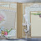 Craft & You Wedding Garden Mini Album Inside front cover and page 1