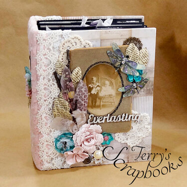 Tim Holtz French Industrial Scrapbook Mini Album