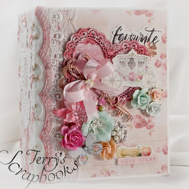 Prima Love Story Mini Album Reneabouquets Design Team Project
