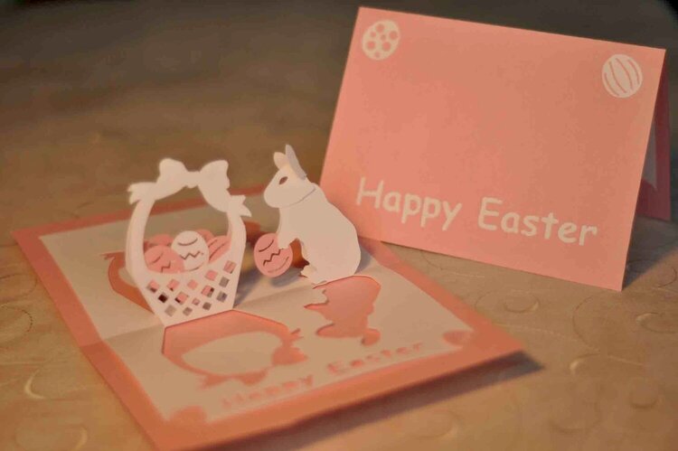 Easter pop up card