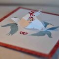 Lovebirds Pop up Card