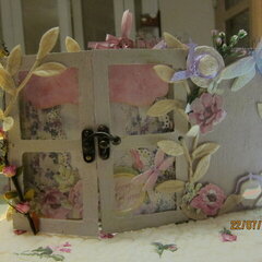 Watercolor Bouquet Gatefold Paper Bag Album