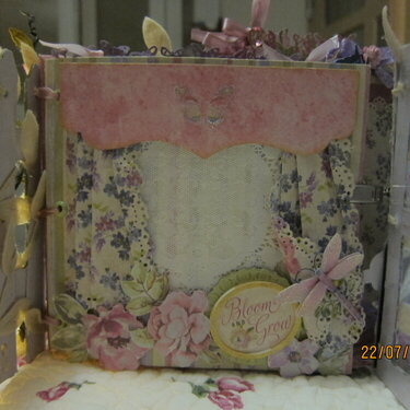 Watercolor Bouquet paper bag album #1