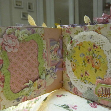 Watercolor Bouquet paper bag album