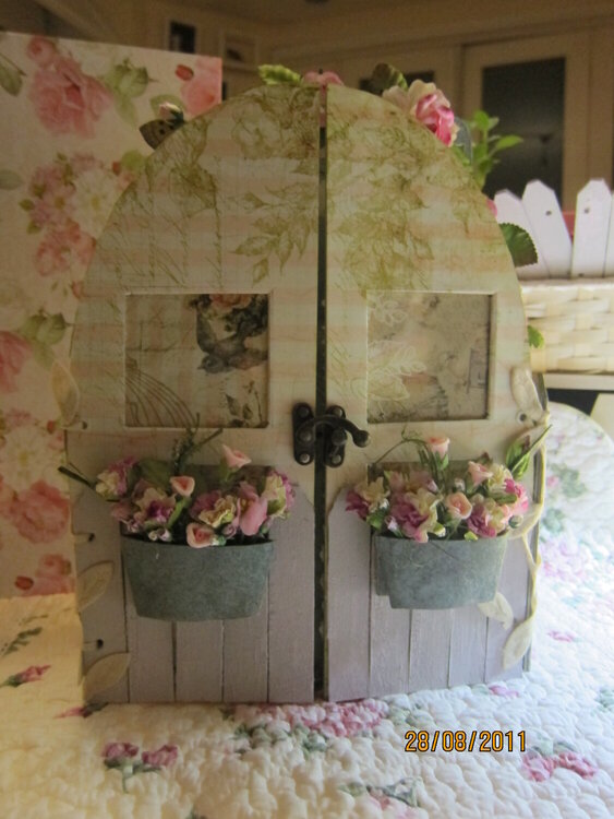 Butterfly Garden altered box and mini album