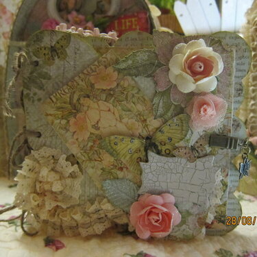 Butterfly Garden altered box and mini album