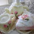 Crochet Tea party set created by Msgardengrove1