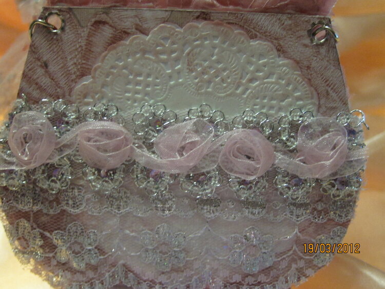 My 2nd Couch 7 Purse Mini in pink and Silver colors