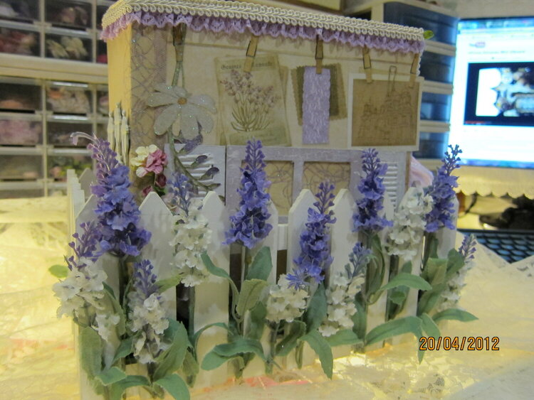 The Chateau lavender mini for Martica&#039;s swap