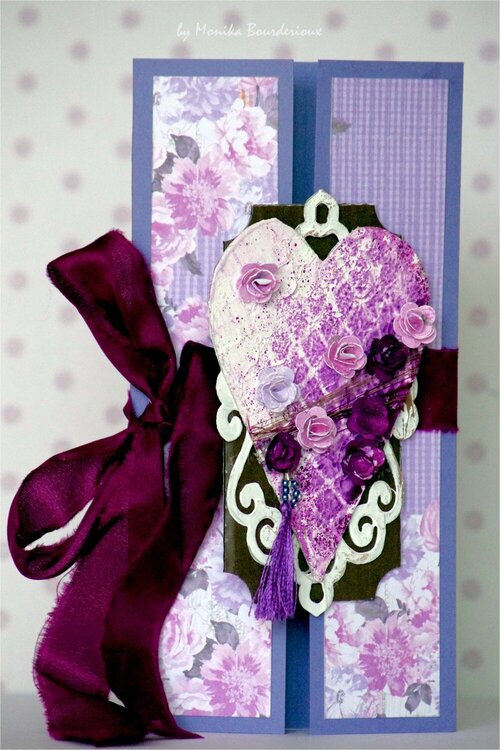 Romantic shabby card