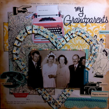 My Grandparents - October Afternoon Thrift Shop