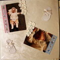 My first scrapbooking page