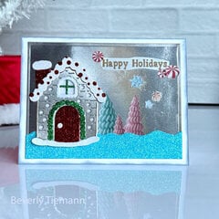 Stamperia Candy Christmas Silver House