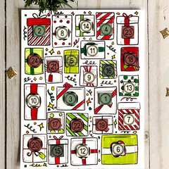 Countdown to Christmas Advent Calendar Interactive Card