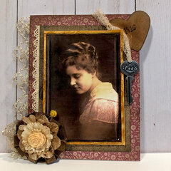 Vintage Photo Used On Mother's Day Card