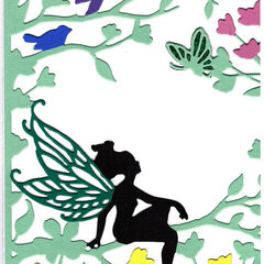 Paper-Pieced Fairy Window