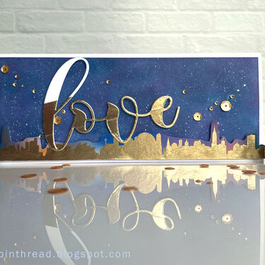 Ink Blended Background Washi Skyline