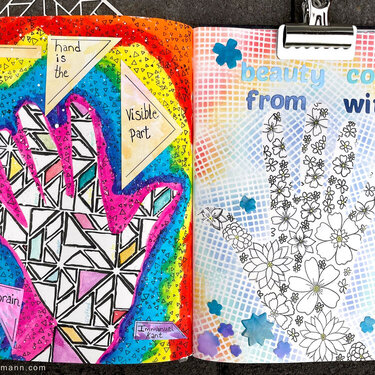 Art Journal Hands