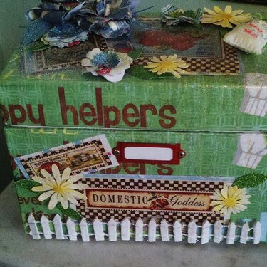 retro recipe box