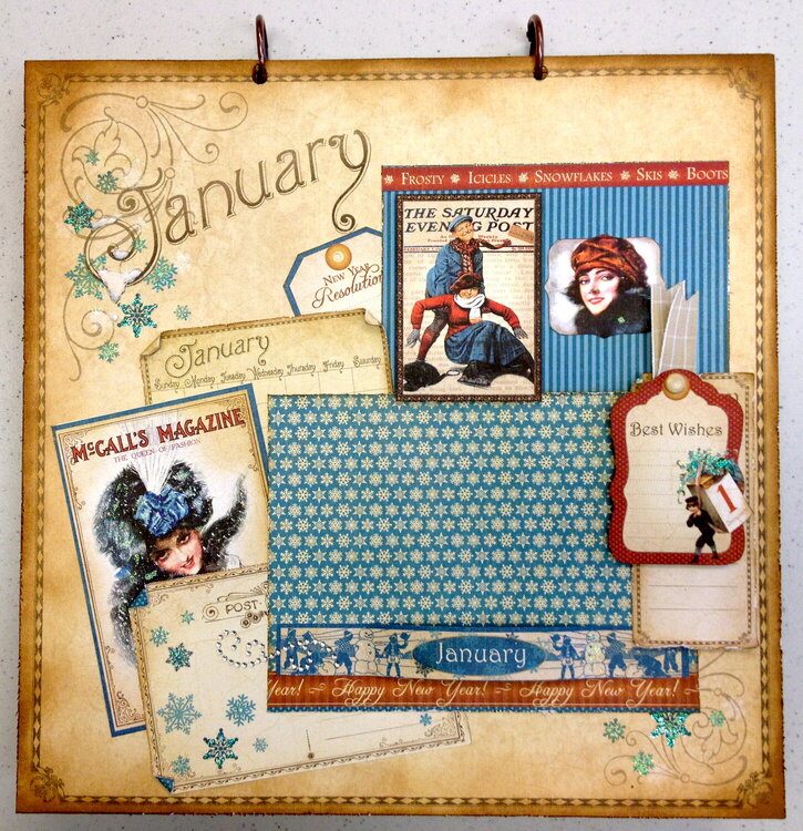 Place In Time January Layout