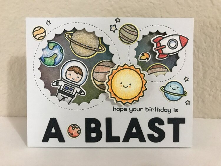 Birthday Blast card