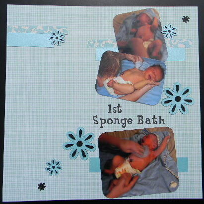 1st Sponge Bath