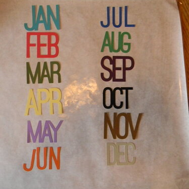 The months