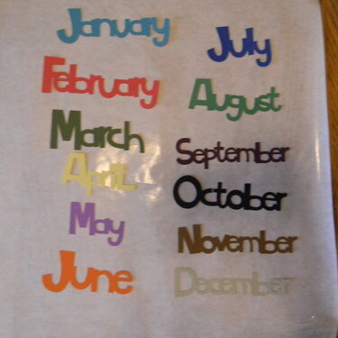 The months
