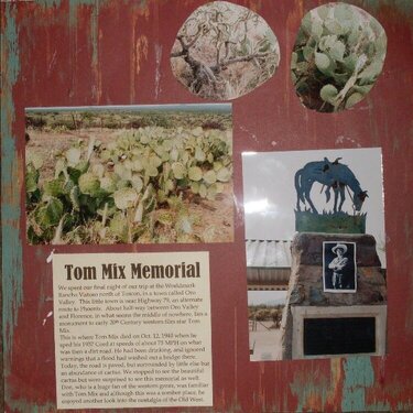 Tom Mix Memorial