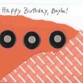 Super simple birthday card