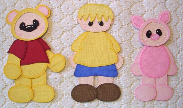 Winnie the Pooh Disney Scrapbooking Paper Piecing Set