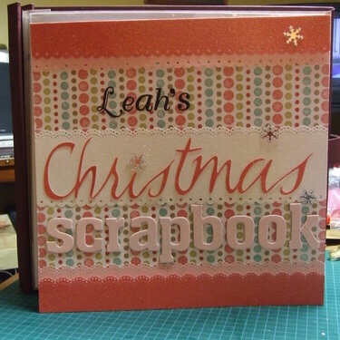 Leah&#039;s Christmas Scrapbook - cover page