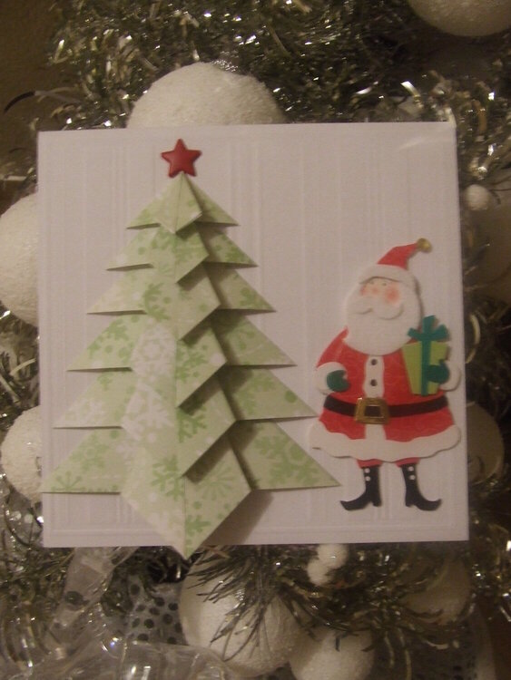 Santa and the tree