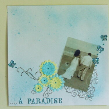 Back Page from my step-daughter&#039;s Wedding Scrapbook