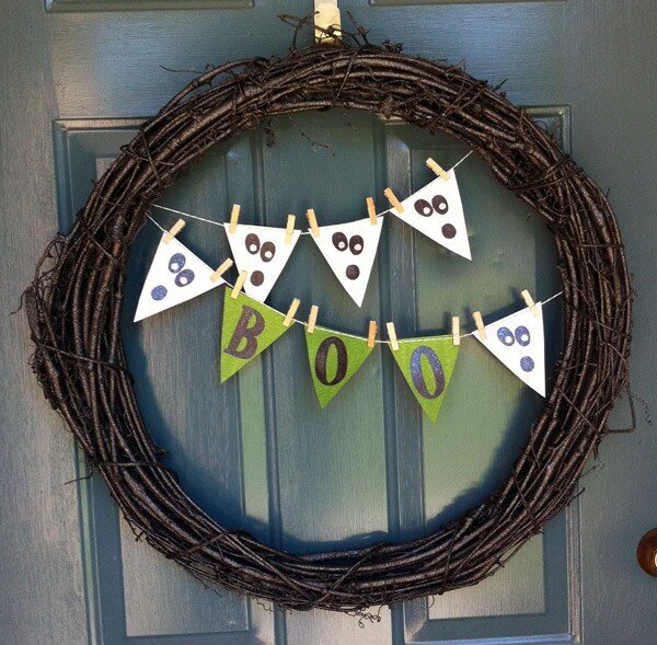 BOO Wreath