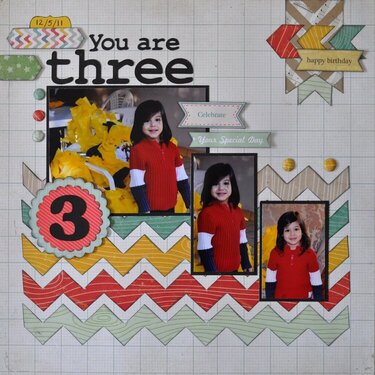 You are three