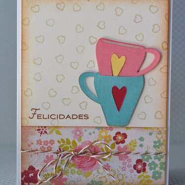 coffe cup Bridal Shower card