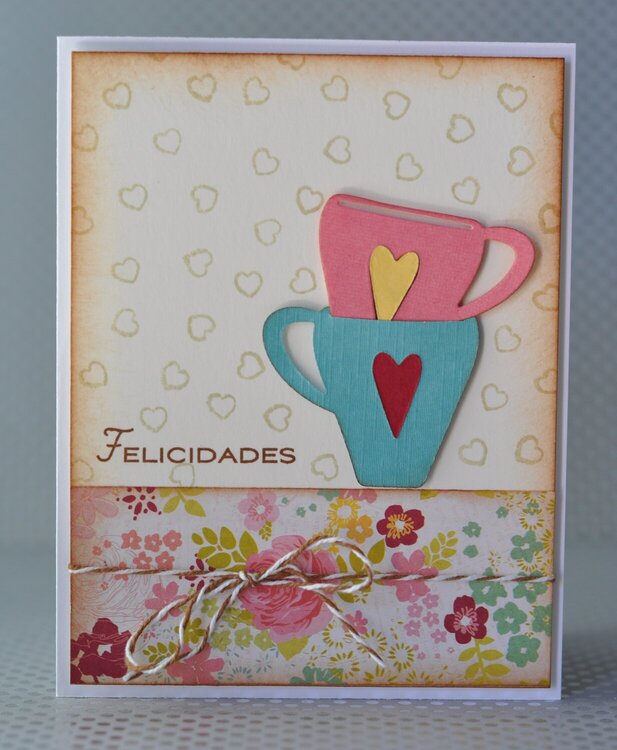 coffe cup Bridal Shower card