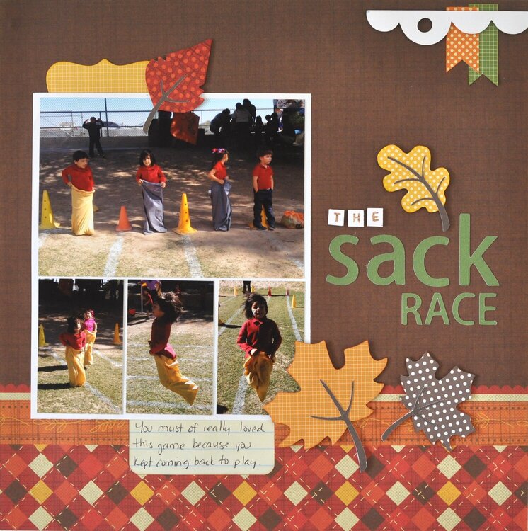 The sack race