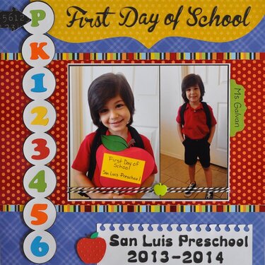 Oliver&#039;s First Day of Preschool