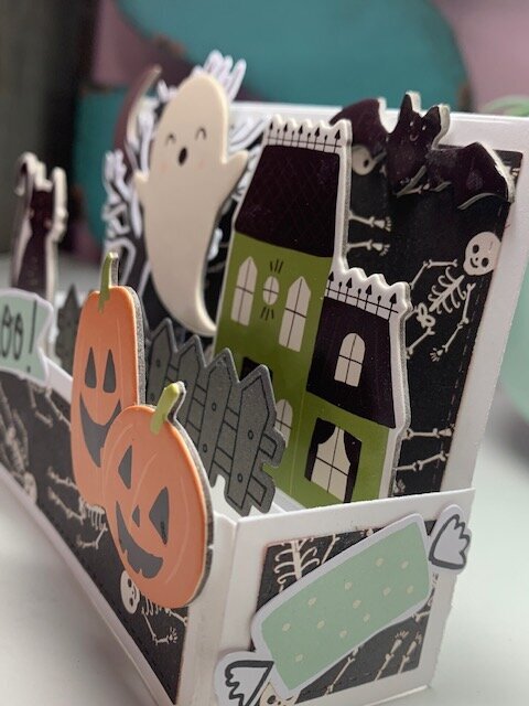 Spooky Nights Mini Slimline Box Card