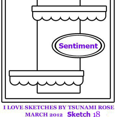 Card Sketch by Tsunami Rose