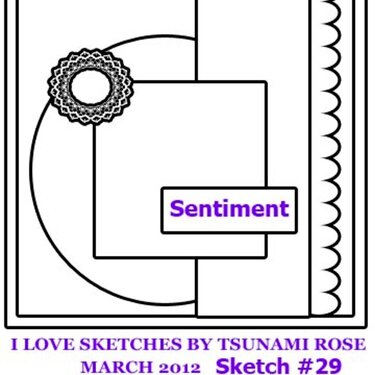 Card Sketch by Tsunami Rose