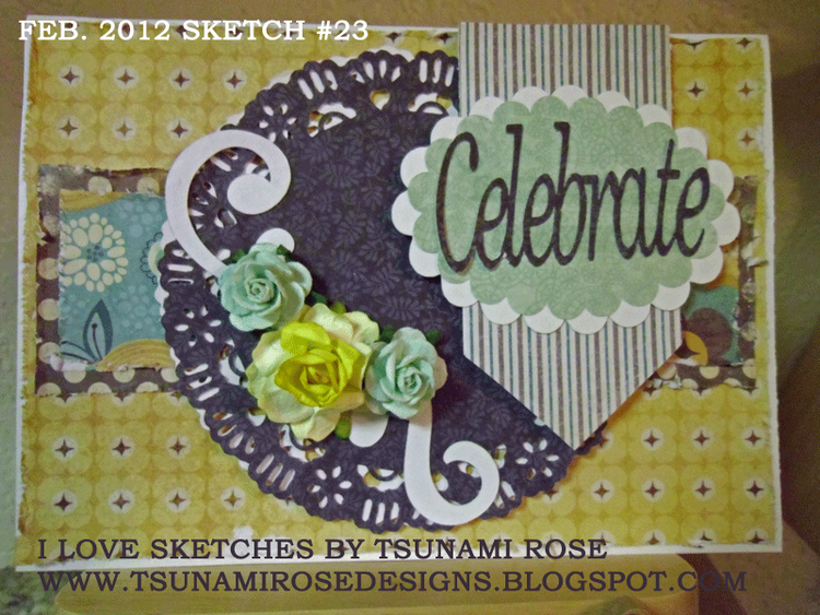 I LOVE SKETCHES BY TSUNAMI ROSE Feb. 2012 Sketch #23