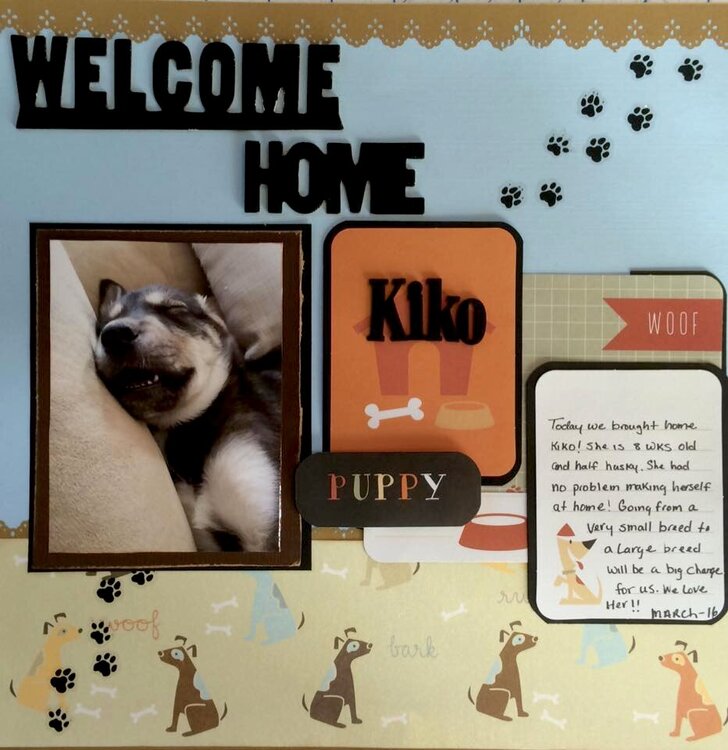 Welcome Home Kiko