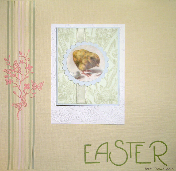 Easter card from Terri page