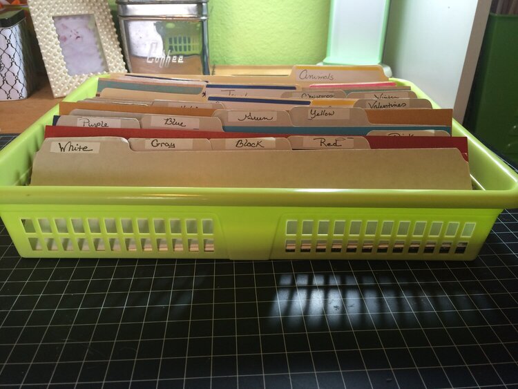Paper strip and Borders organized