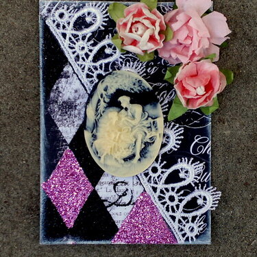 ATC - Lace - Scraps of Darkness